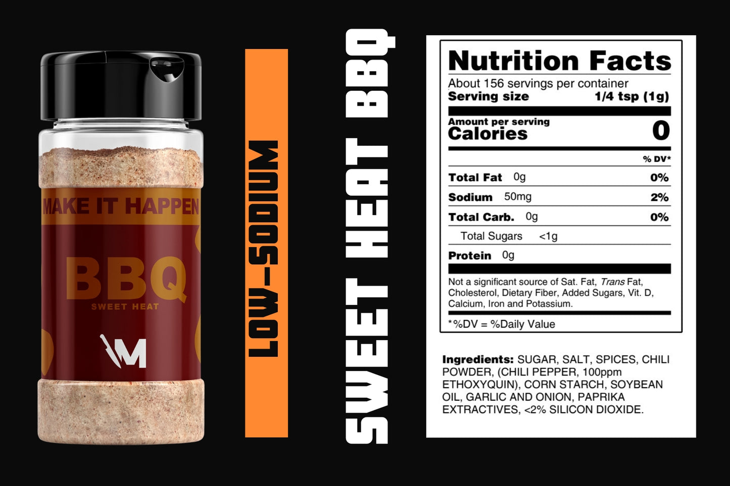 Make It Happen | Sweet Heat BBQ Seasoning | 2 Pack