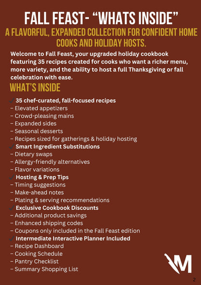 Make It Happen for the Holidays: Fall Feast + Interactive Planner