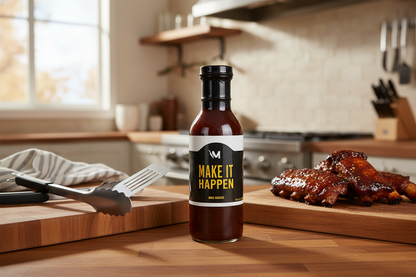 Make It Happen | BBQ Sauce - Sweet & Mildly Spicy 12 fl oz)