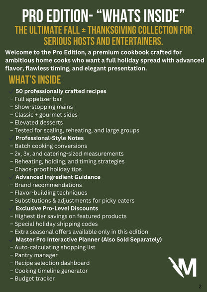 Make It Happen for the Holidays: Pro Edition + Interactive Planner