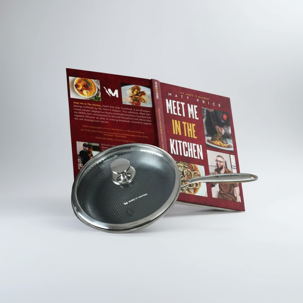 Make It Happen | Hybrid Skillet x Cookbook Combo | 2 Items