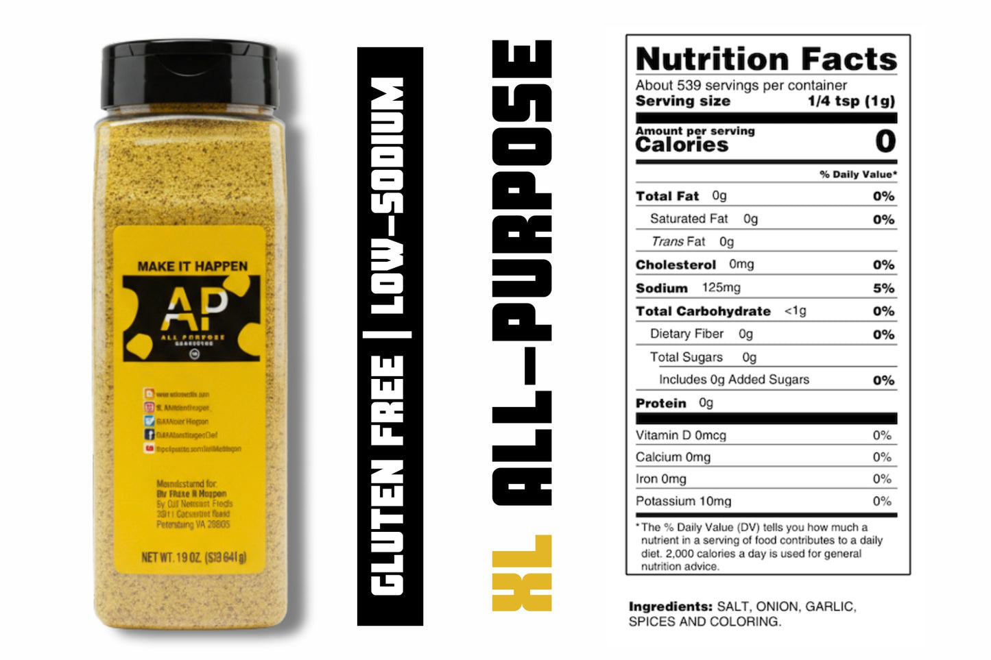 XL All-Purpose Seasoning by Mr. Make It Happen