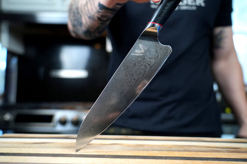 Mr. Make It Happen Japanese Steel Professional Chef Knife – Make It Happen  Media